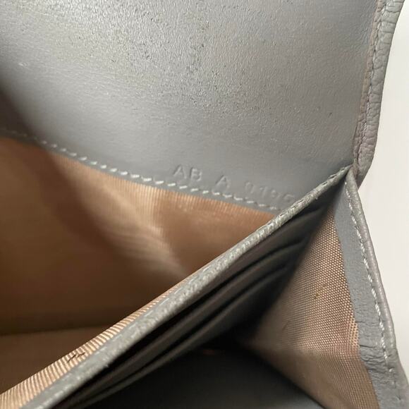 Givenchy Pandora Continental Wallet Pebbled Leather Gray - Picture 11 of 13